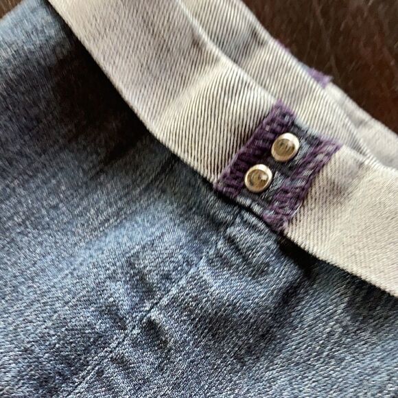 NYDJ denim lightweight dark wash straight leg jeans and capris size 6 - Picture 14 of 16